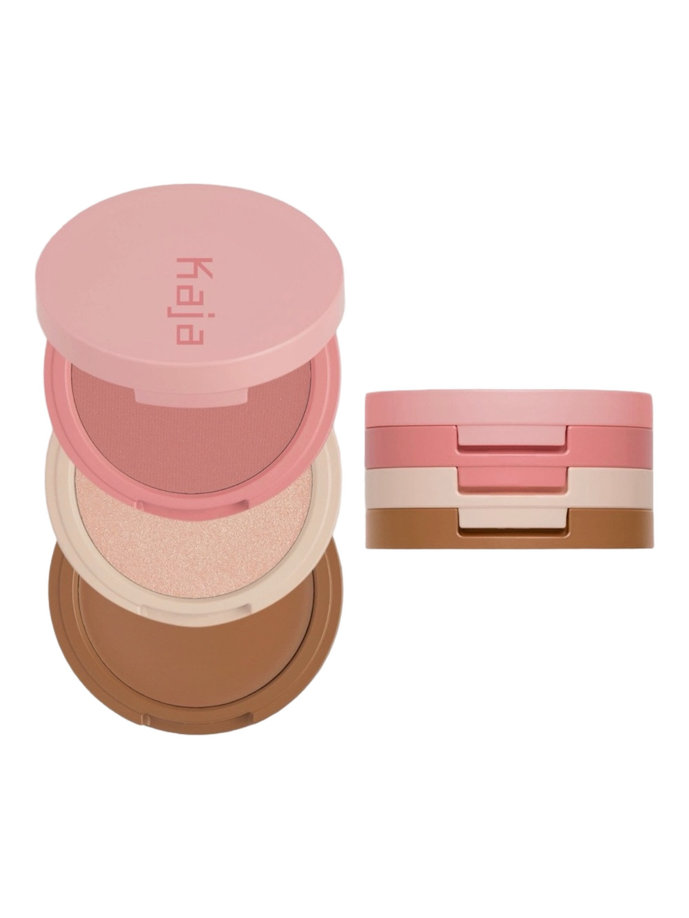 Kaja Beauty Bento Blendable Sculpting Trio Blush Highlighter Bronzer Butter Up